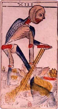 Ölüm tarot kartı görseli