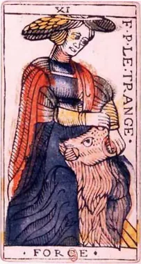 Güç tarot kartı görseli
