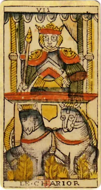 Savaş Arabası tarot kartı görseli