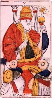 Papaz tarot kartı görseli