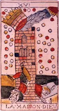 Kule tarot kartı görseli